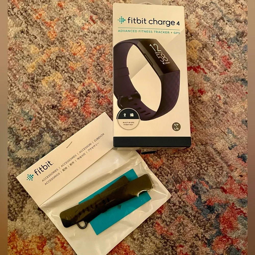 Fitbit Charge 4 Tracker, Used few times!